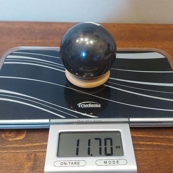 🔥 Sale 🔥 Volcanic Basalt Sphere w/ Stand - 0.73 - Final Price - Picture 5 of 6